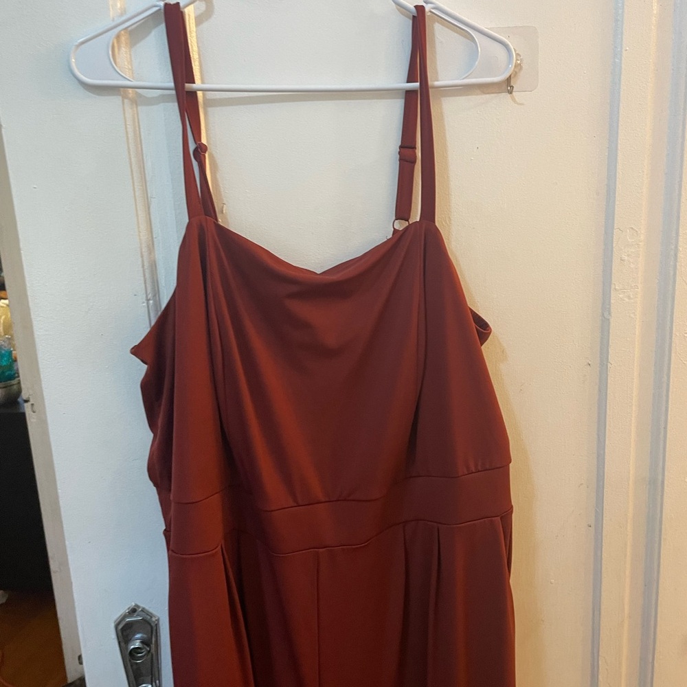 Torrid Terracotta Jumpsuit - Picture 3 of 7